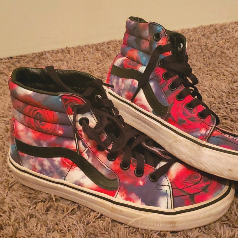 Vans Rose Galaxy High Tops